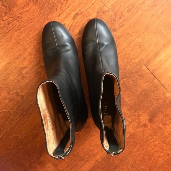 Joie "Ramey" Ankle Boot with Gold Snap and Zipper Detailing, Size 9.5 - Picture 3 of 15